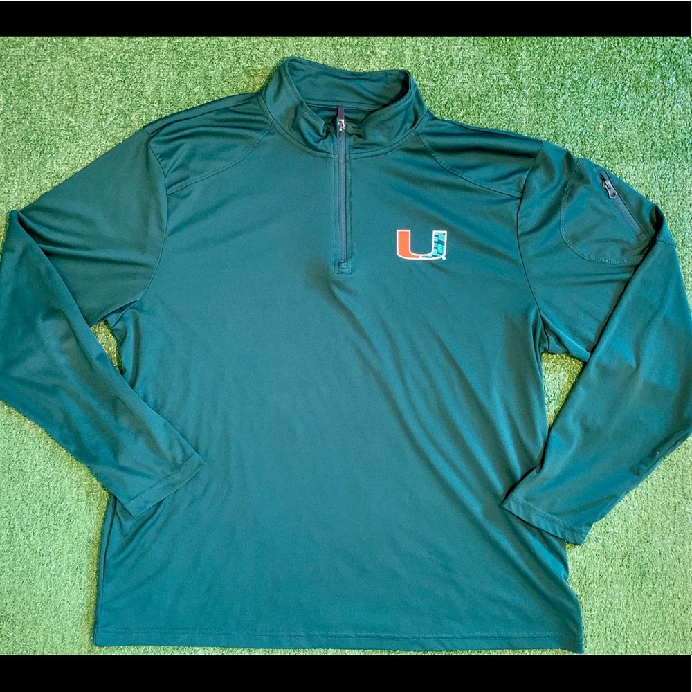 Miami Hurricanes Lightweight Active Pullover Top. - image 1